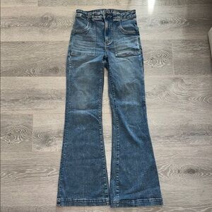 American Eagle Blue Flare Jeans